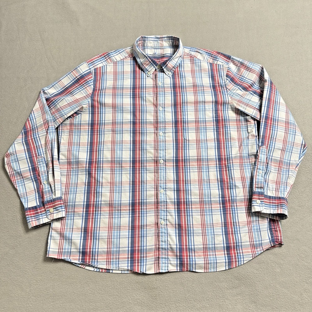 Vineyard Vines Shirt Mens XXL Plaid OTG On the Go Brrr Performance Stretch